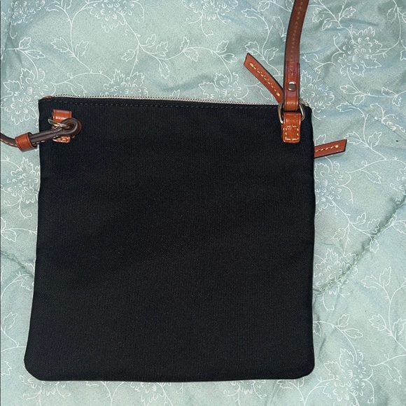Dooney & Bourke Black Bag with Brown Logo - Picture 5 of 7